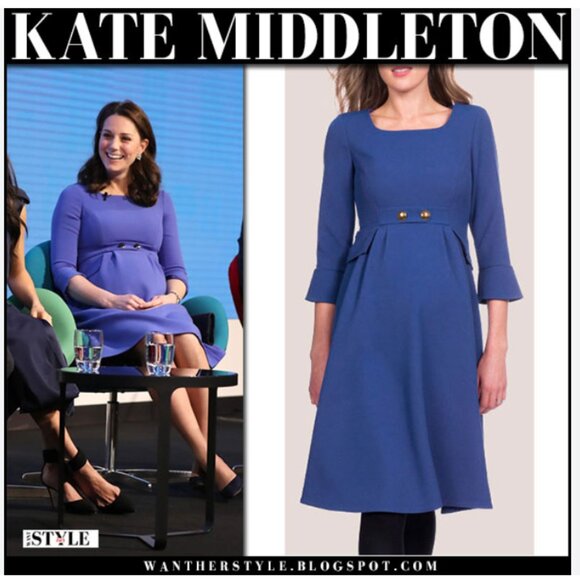 SERAPHINE Royal Blue Tailored 'Maternity'  Dress - Picture 1 of 5